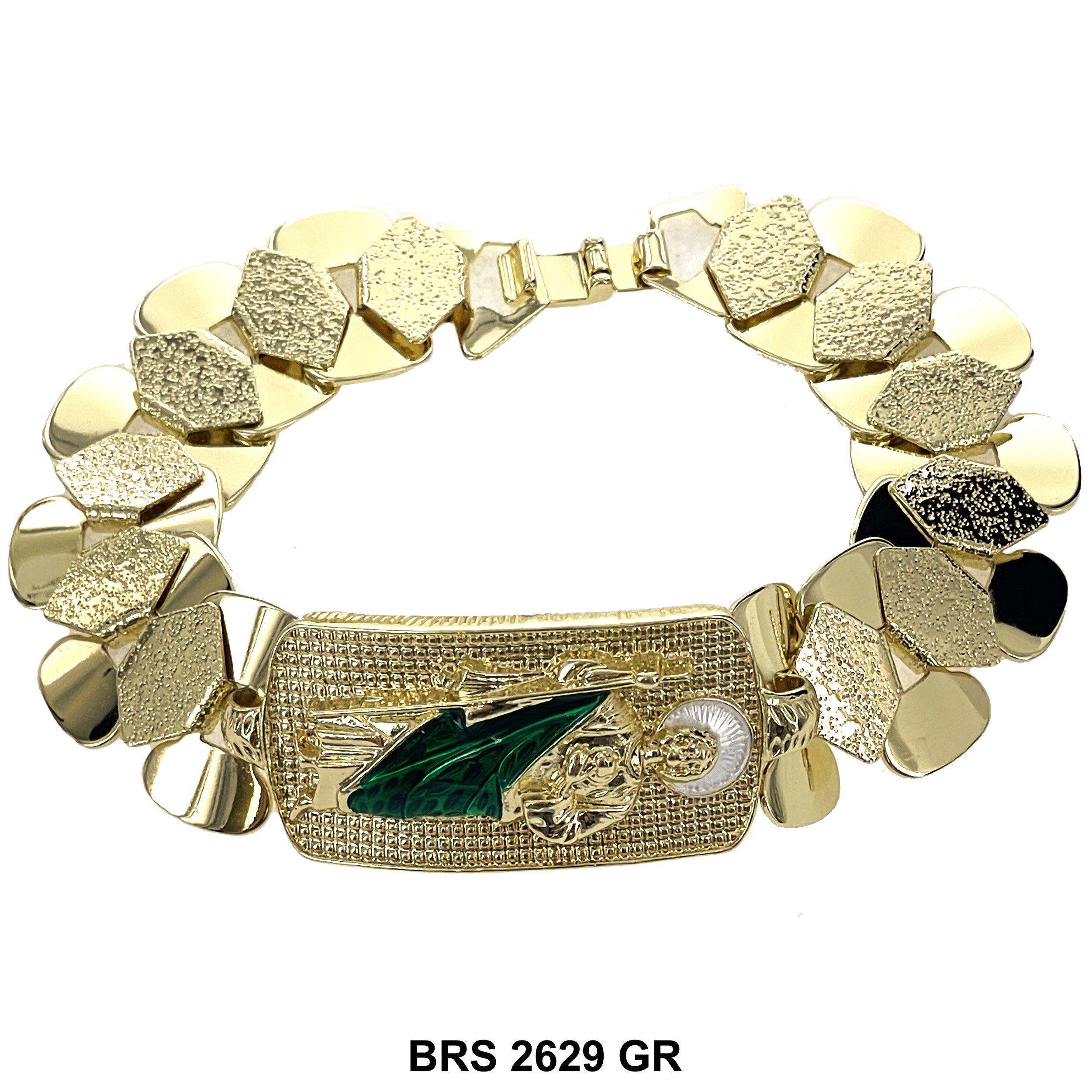 Pulsera Ajustable San Judas BRS 2431 GR