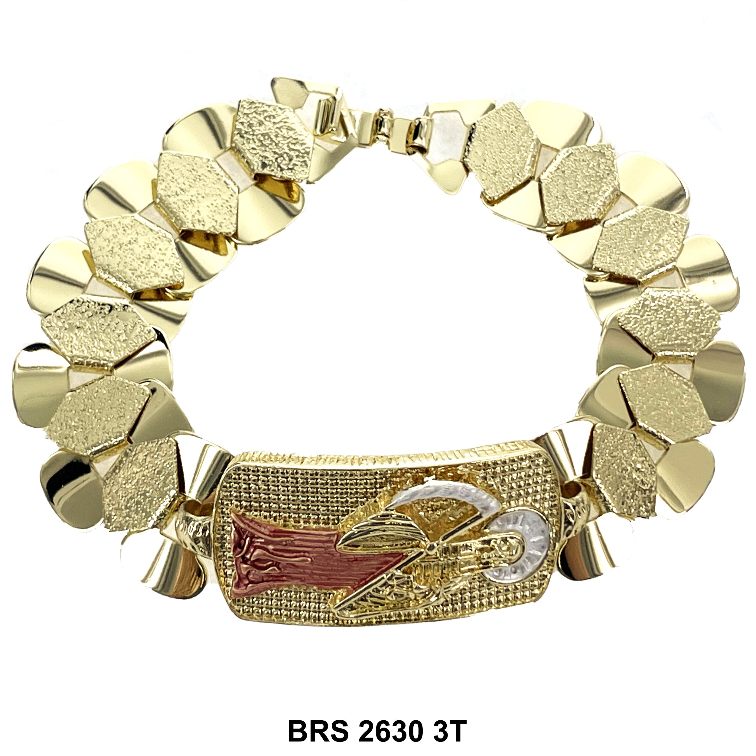 Pulsera Ajustable San Judas BRS 2431 GR