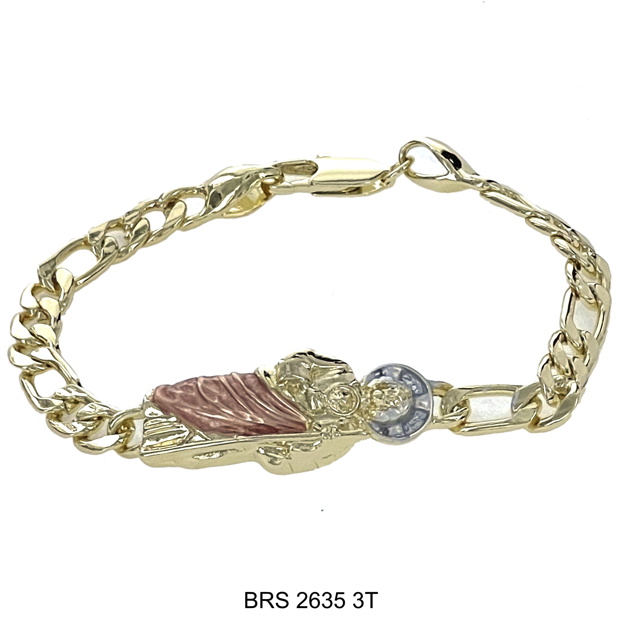 Pulsera Ajustable San Judas BRS 2431 GR