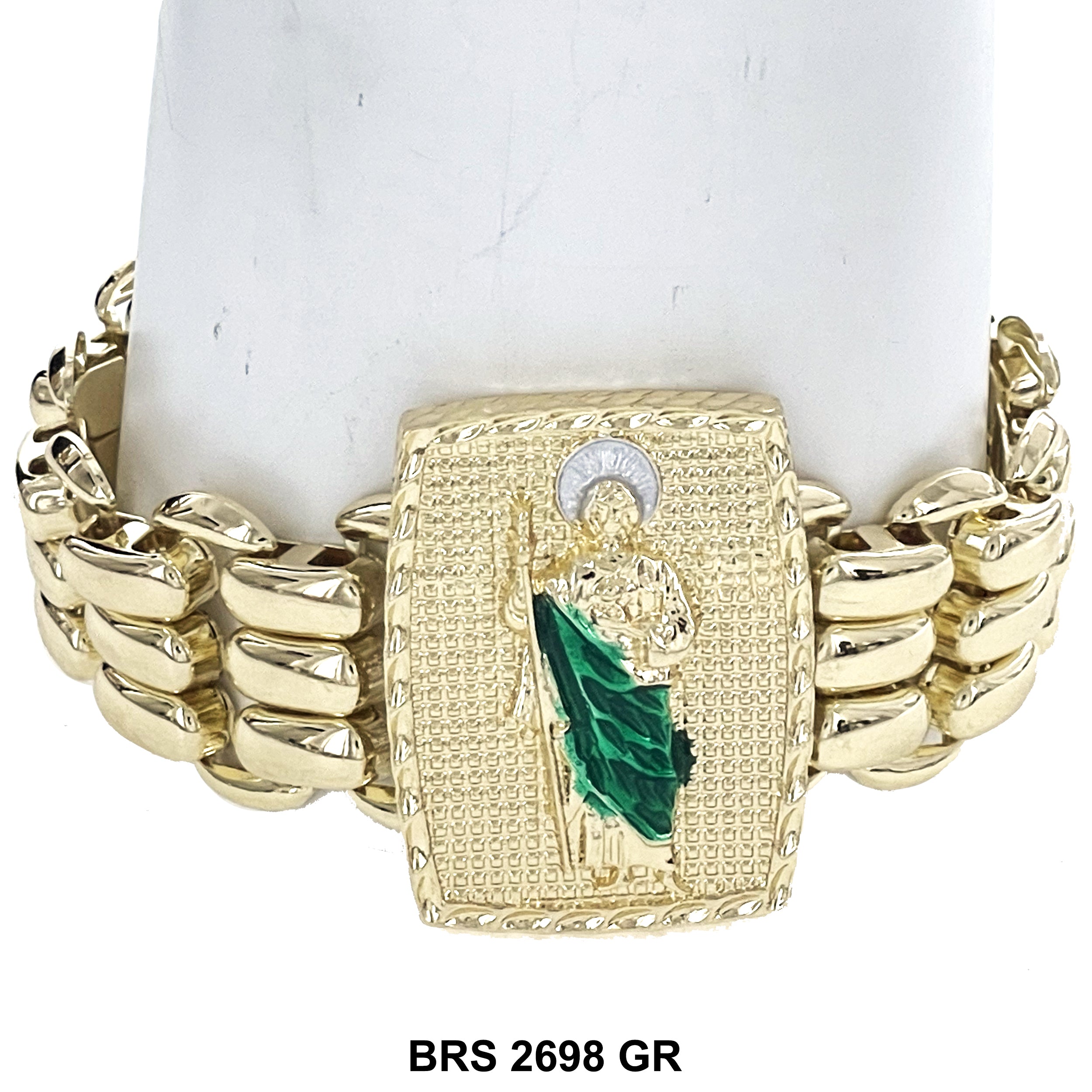 Pulsera Ajustable San Judas BRS 2431 GR