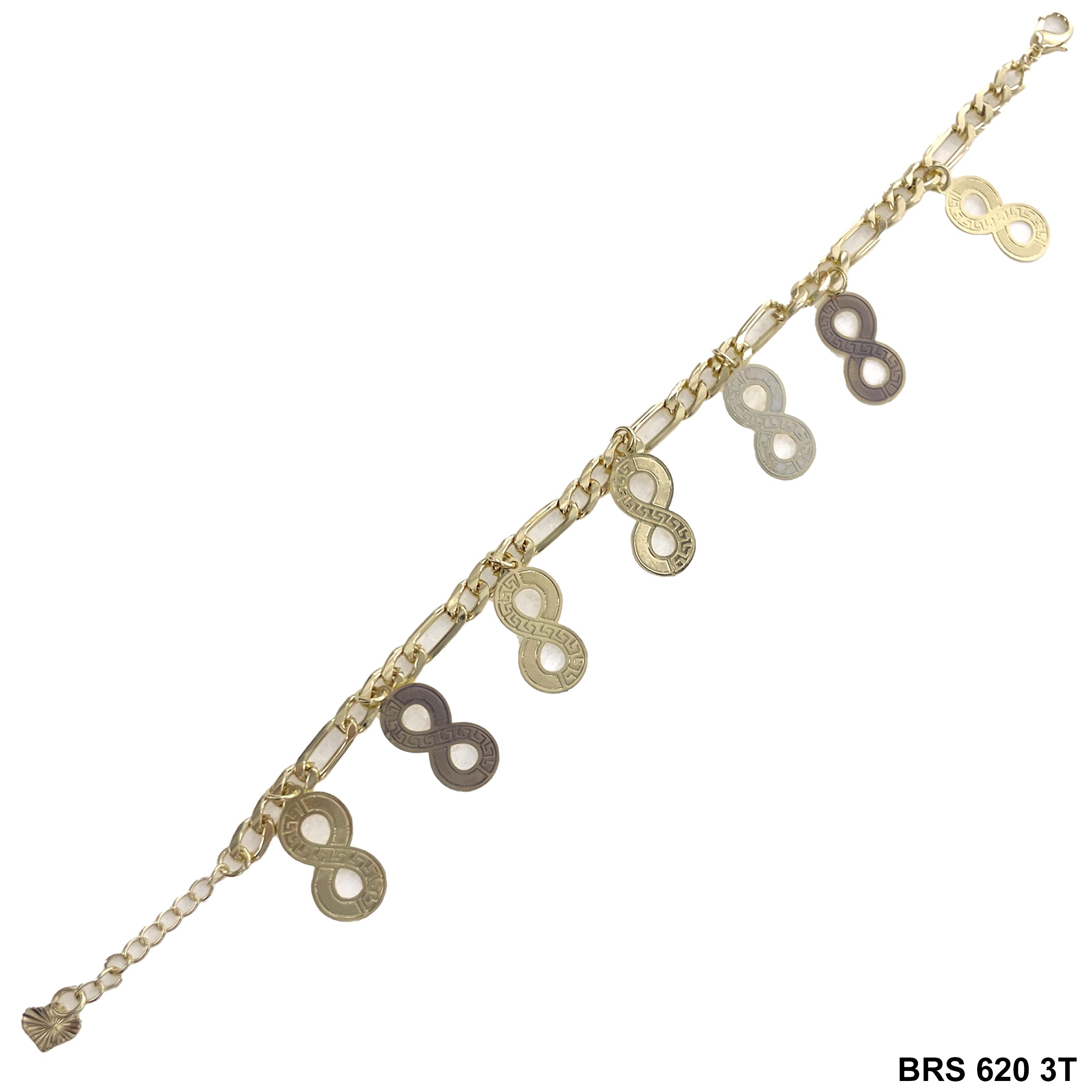 Infinity Medallions Bracelet BRS 620 3T