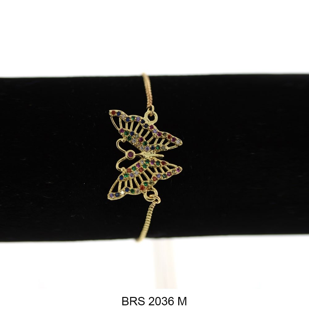 Butterfly Adjustable Bracelet BRS 2036 M