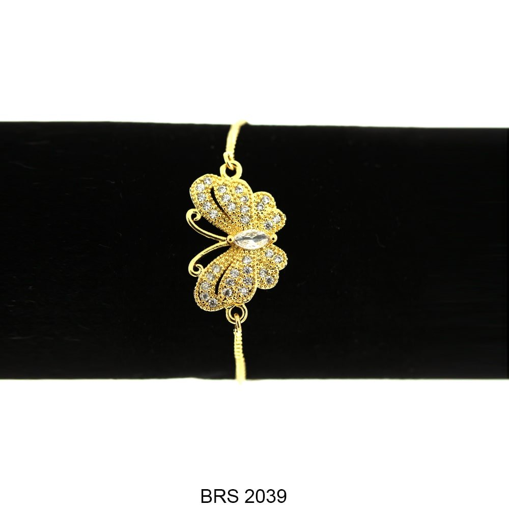 Pulsera Ajustable Mariposa BRS 2039 W