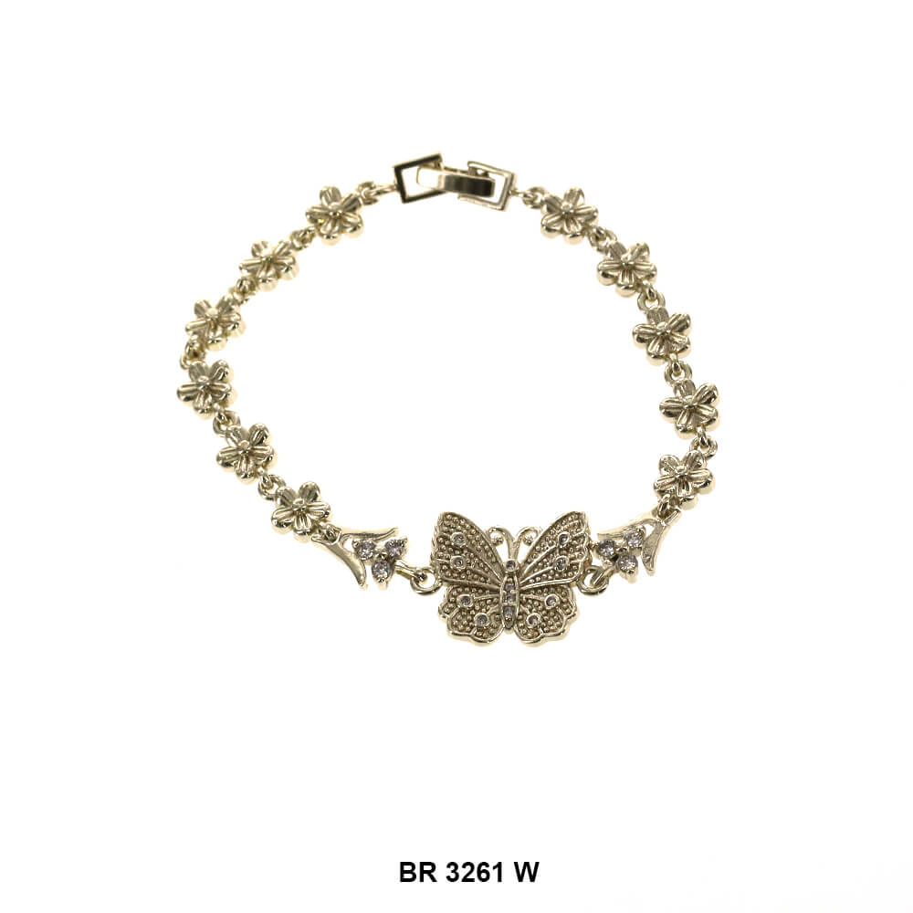 Brazalete Mariposa CZ BR 3261 W