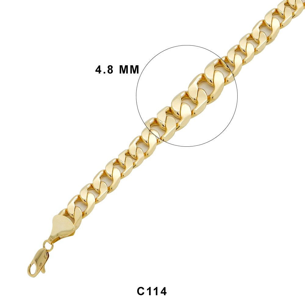 4.8 MM Cuban Chain C 114 G