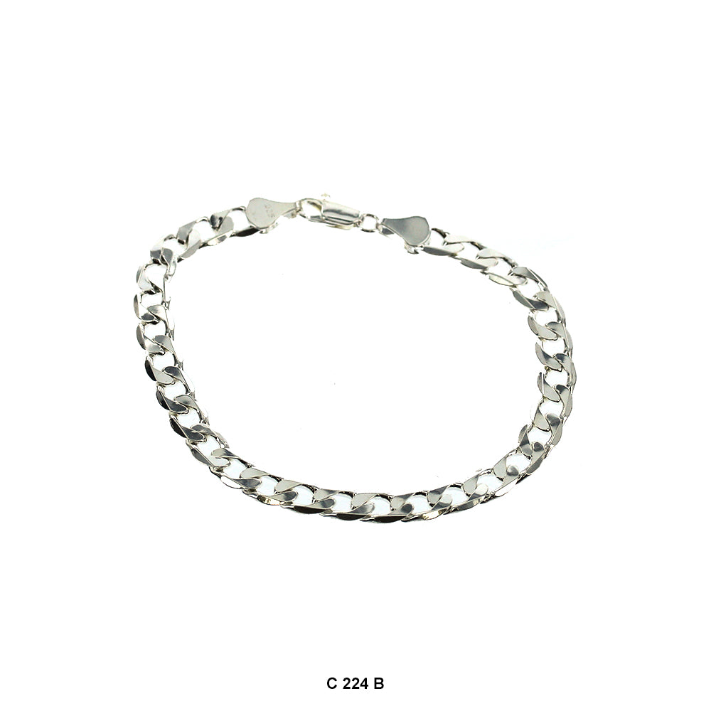 6.5 MM Brazalete cubano C 224 SB 8"