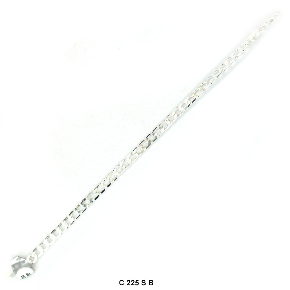 7.4 MM Brazalete cubano C 225 S 8"