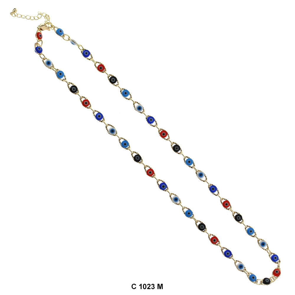 Evil Eye Chain Necklace C 1023 M