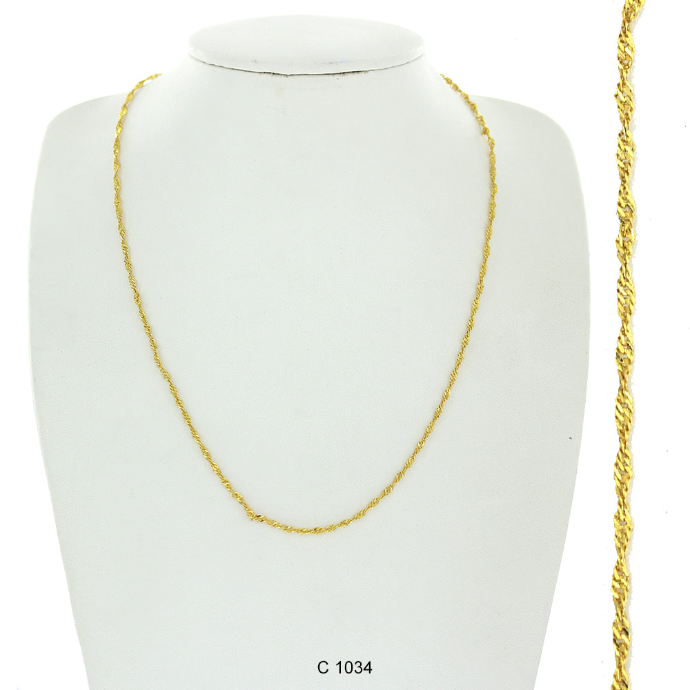 Gold Plated Chain C 1034