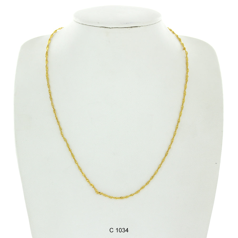 Gold Plated Chain C 1034