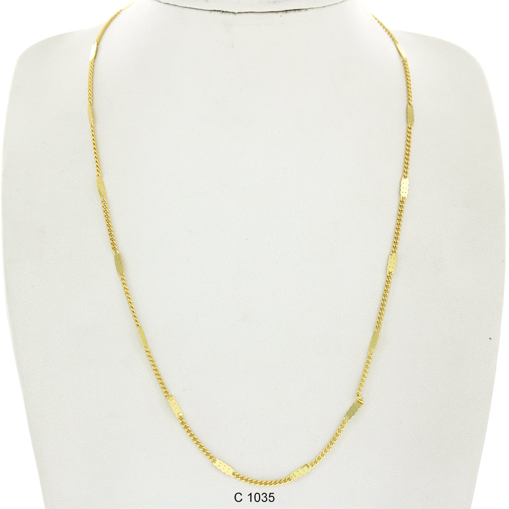 Gold Plated Chain C 1035