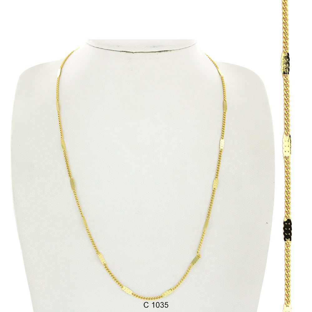 Gold Plated Chain C 1035