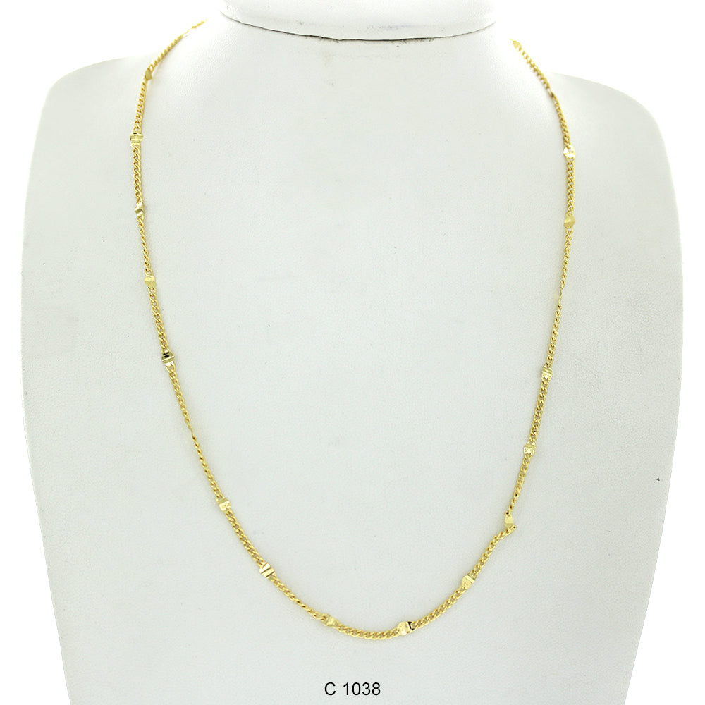 Gold Plated Chain C 1038