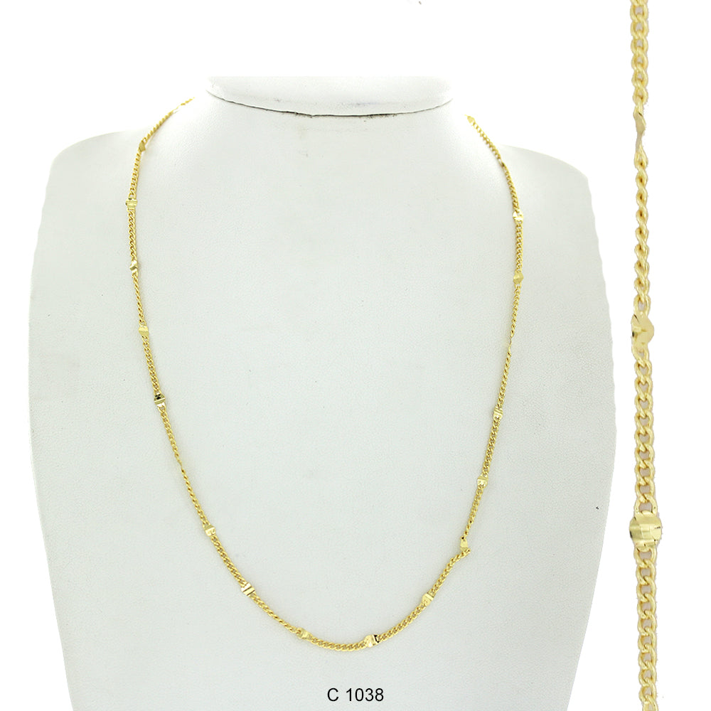 Gold Plated Chain C 1038