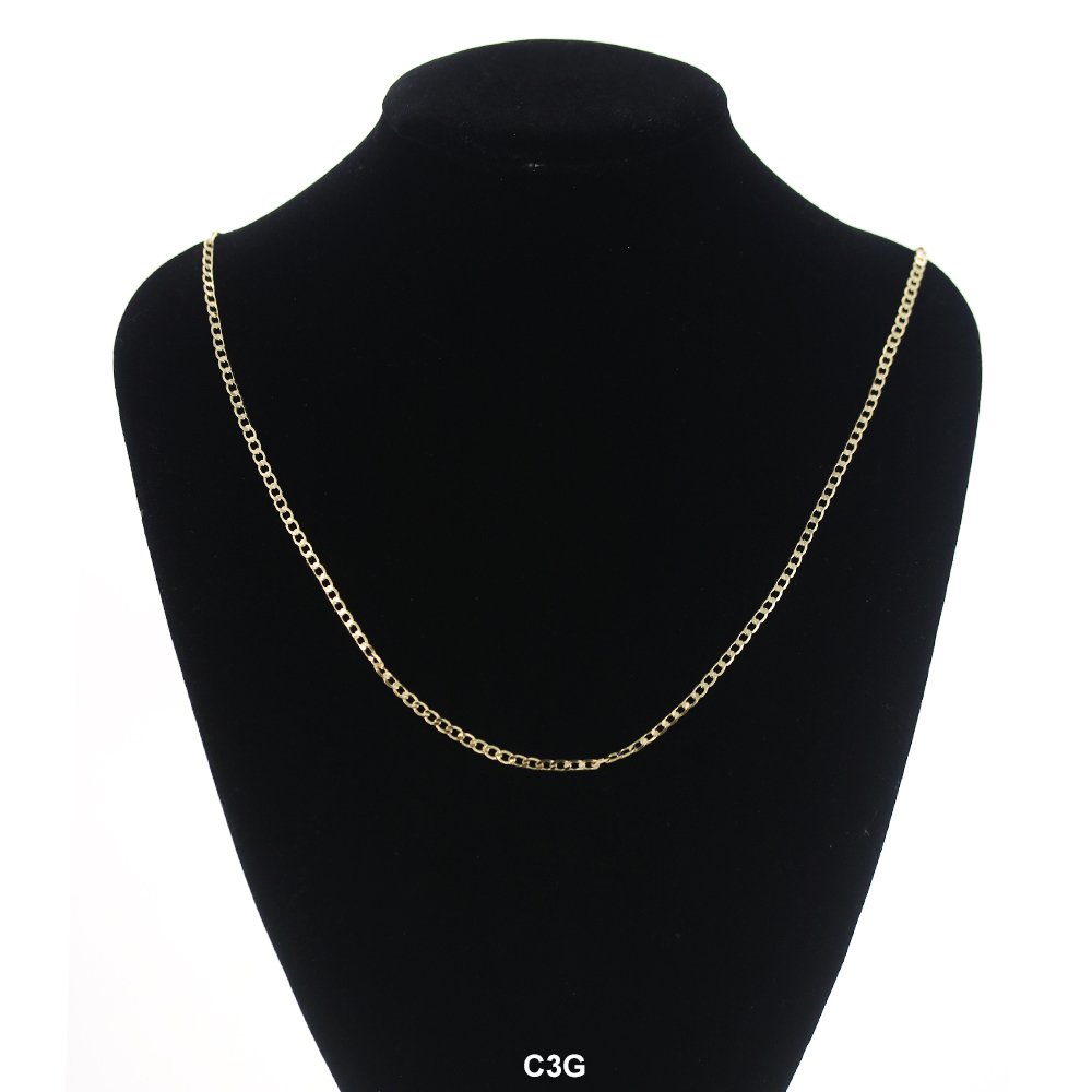 3 MM Cuban Chain C3G 18"