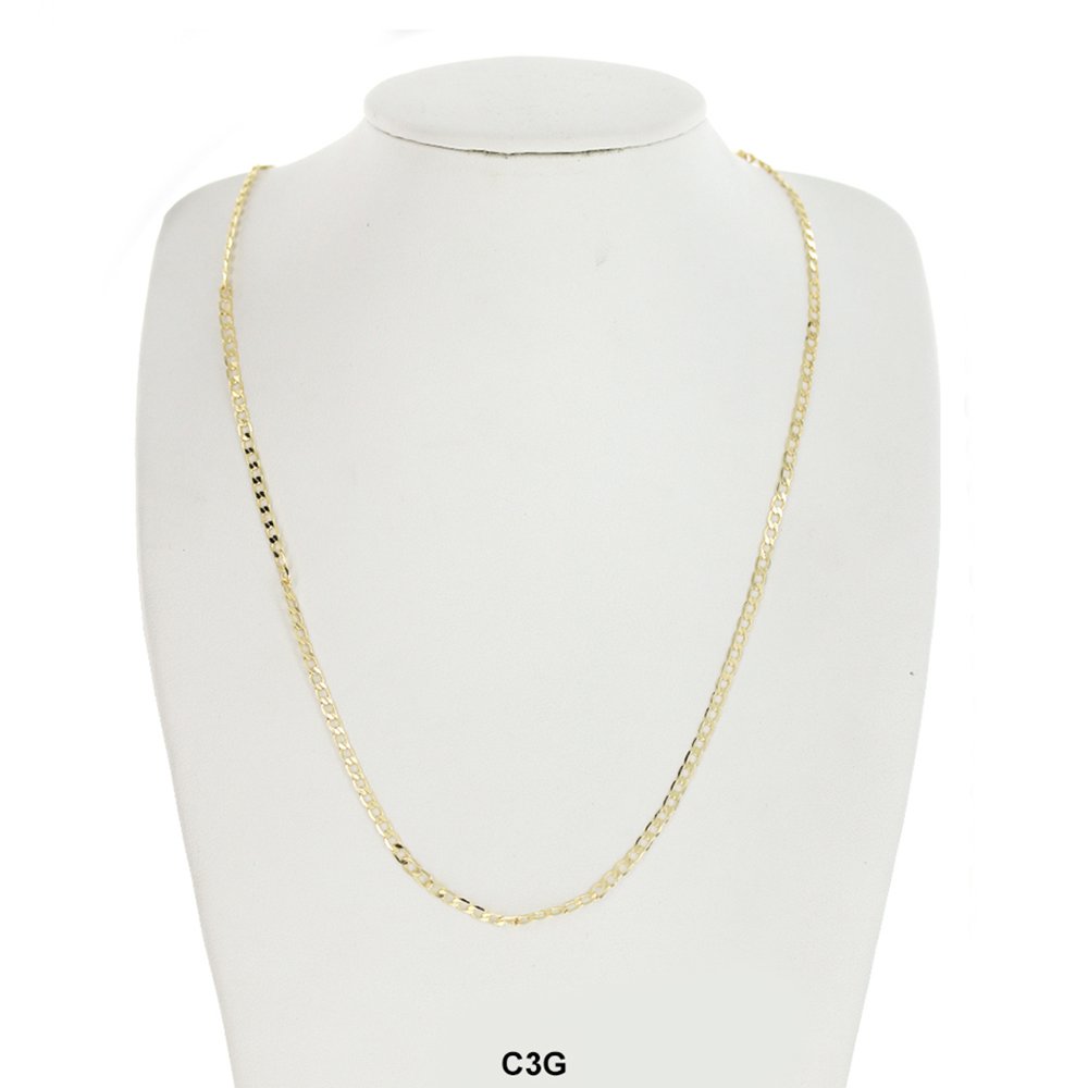 3 MM Cuban Chain C3G – Kaashusa