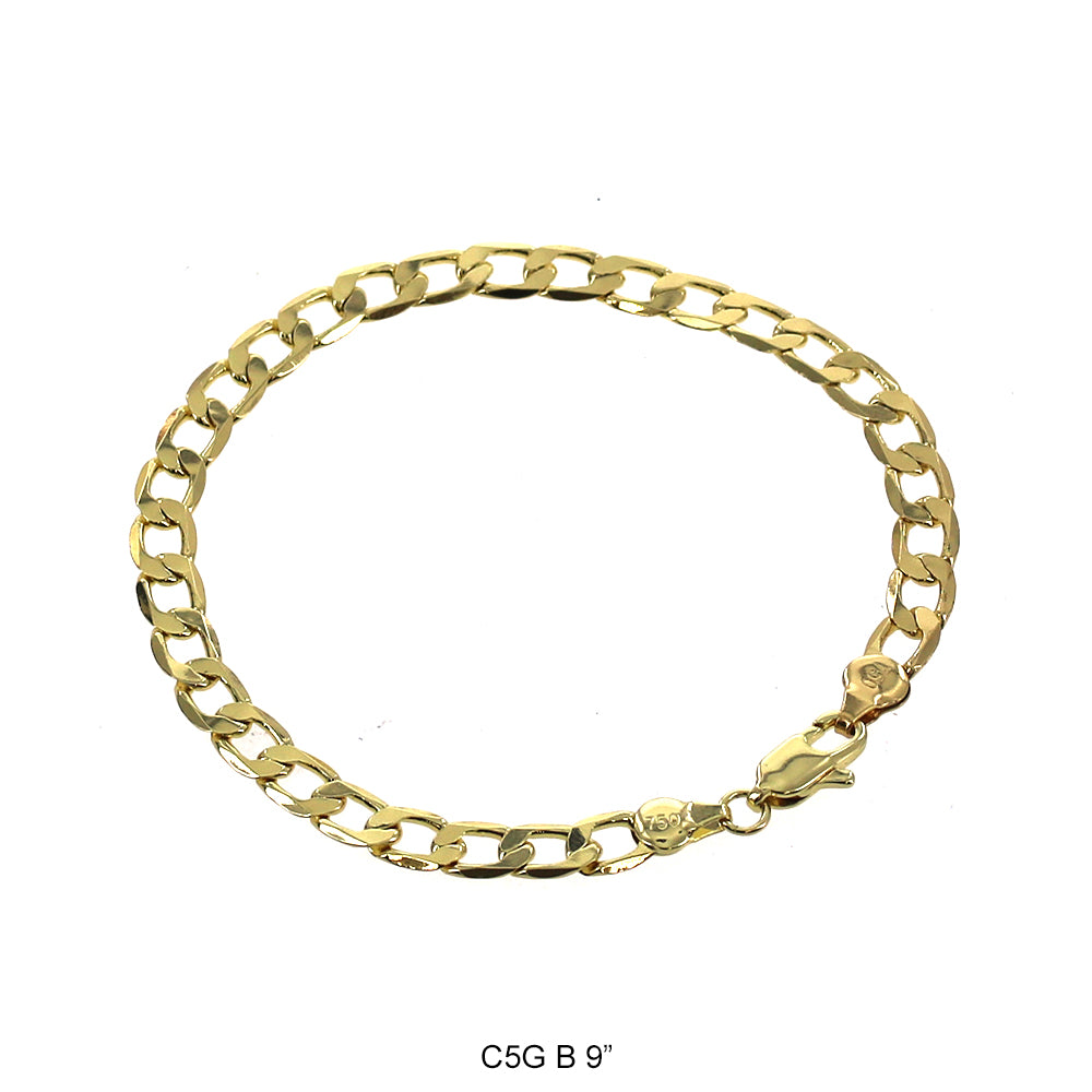 5 MM Cuban Bracelet C5G