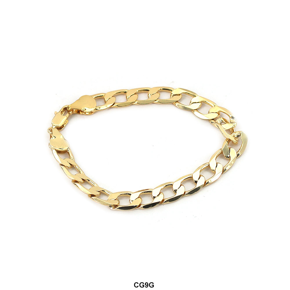 9 MM Cuban Bracelet CG9G 8.5"