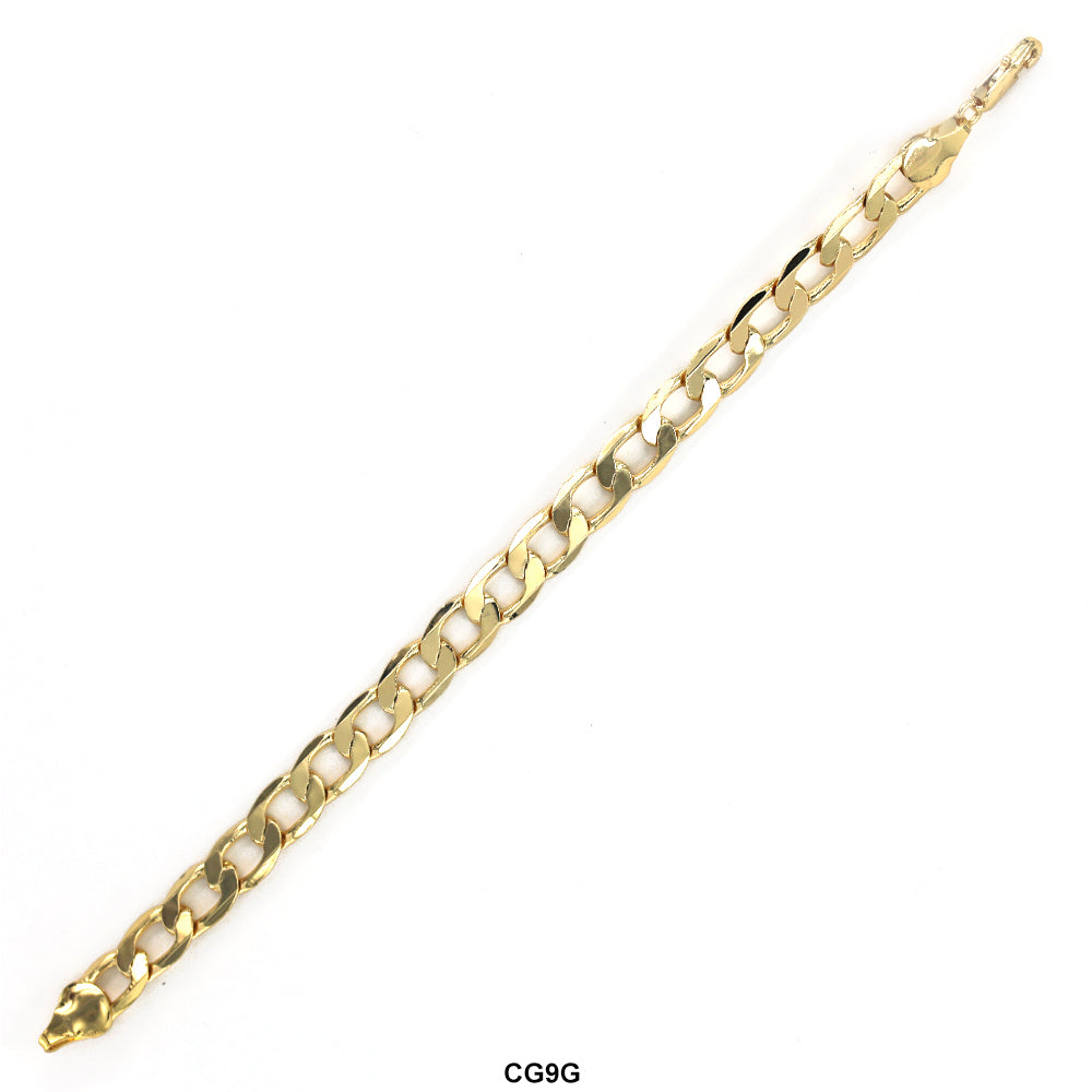 9 MM Cuban Bracelet CG9G 8.5"