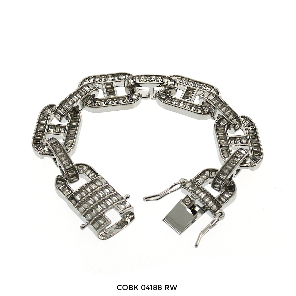 18 MM Hip Hop Bracelet COBK 04188 RW