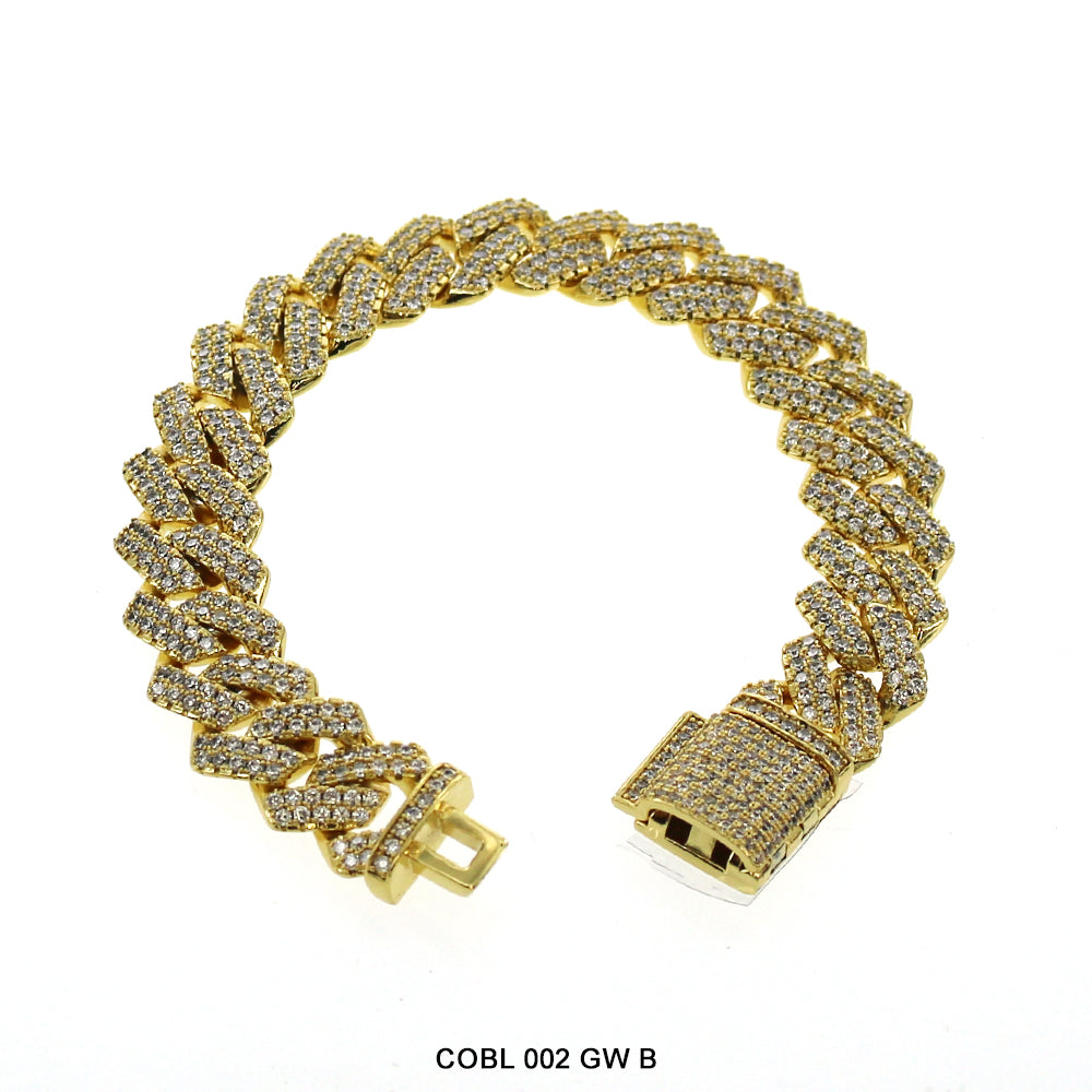 Pulsera Hip Hop 13 MM COBL 002 GW