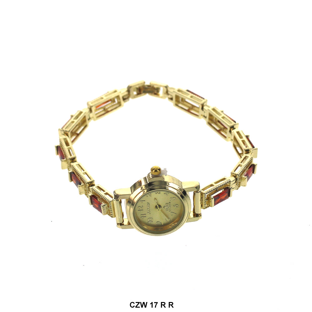 CZ Oro Laminado Watch CZW 17 R R