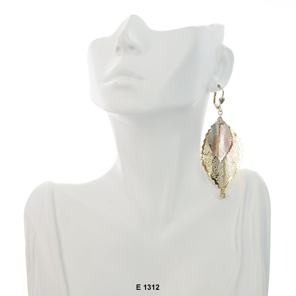 Filligree Leaf Earrings E 1312