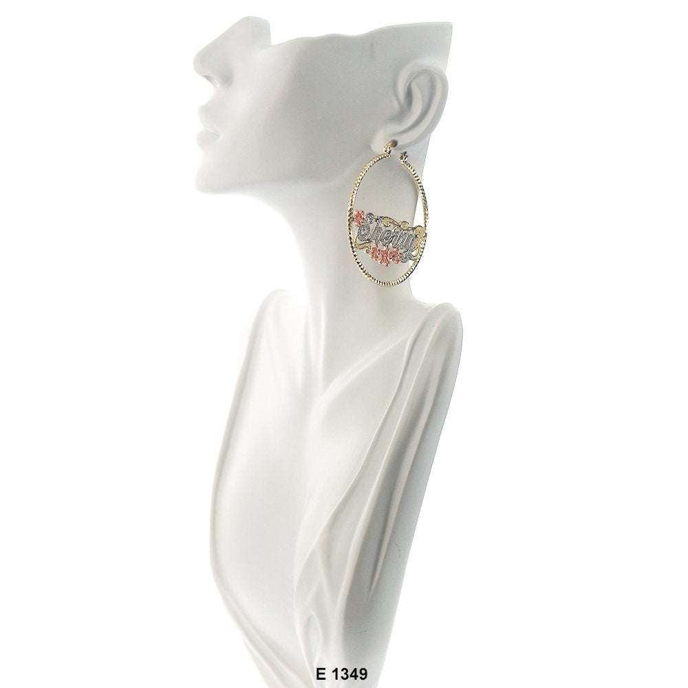 Sherry Hoops Earrings E 1349