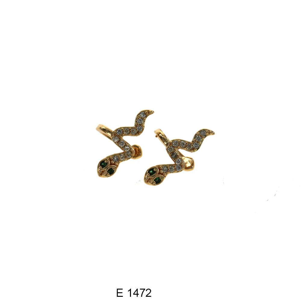 Snake Hook Earrings E 1472