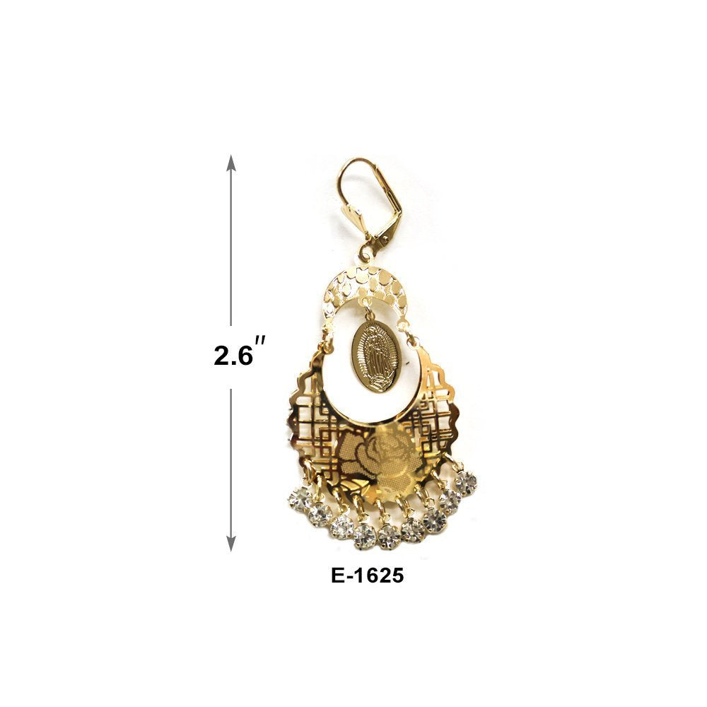 CZ Stones Guadalupe Filligree Earrings E 1625