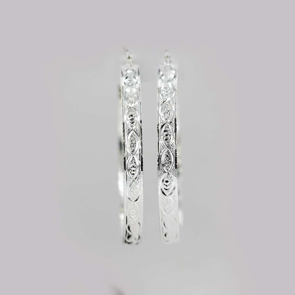 6mm Hoop Earrings Arracadas E 5000-2