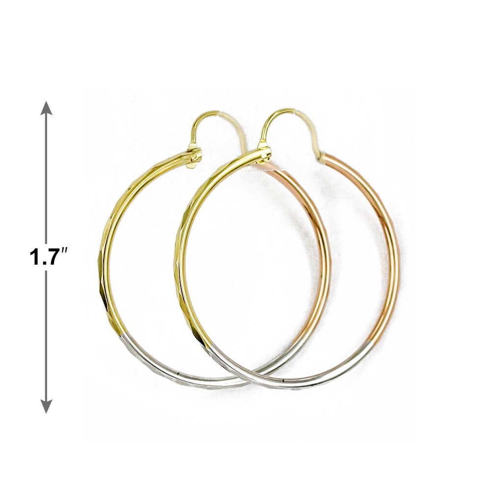 2 MM Hoop Earrings E 5071