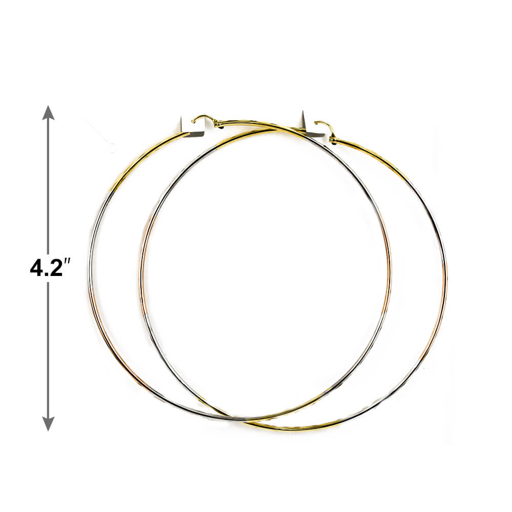 2 MM Hoop Earrings E 5071