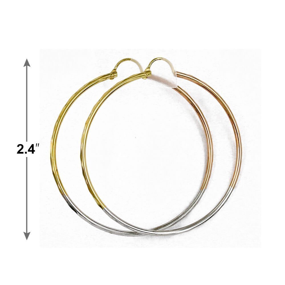 2 MM Hoop Earrings E 5071