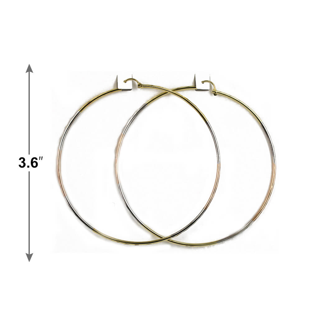 2 MM Hoop Earrings E 5071