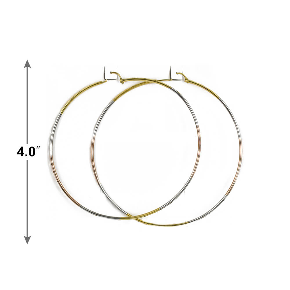 2 MM Hoop Earrings E 5071