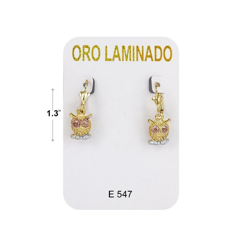 Owl Earrings E 547