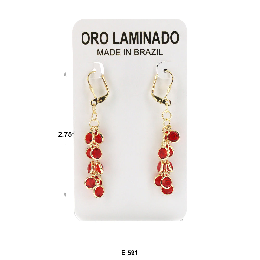 Hanging Stones Earrings E 591