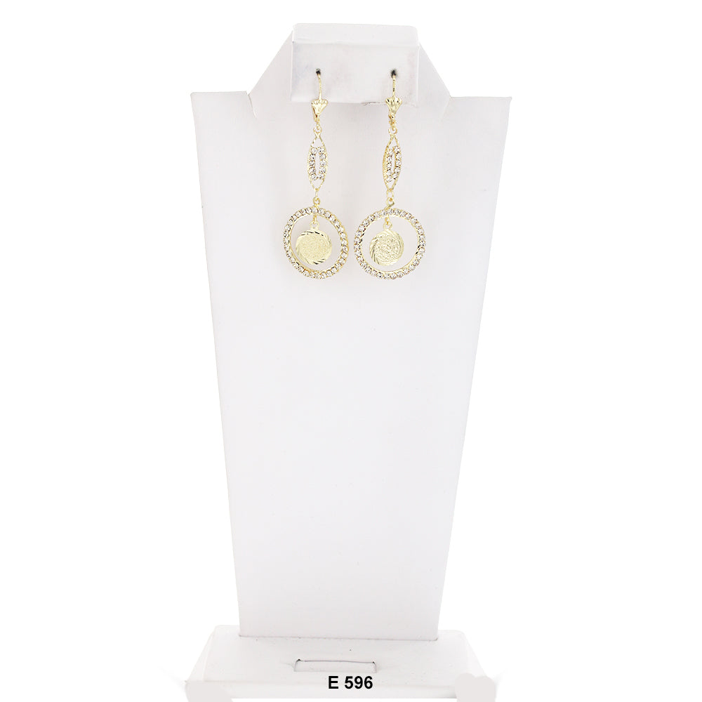 Circle Earrings E 596