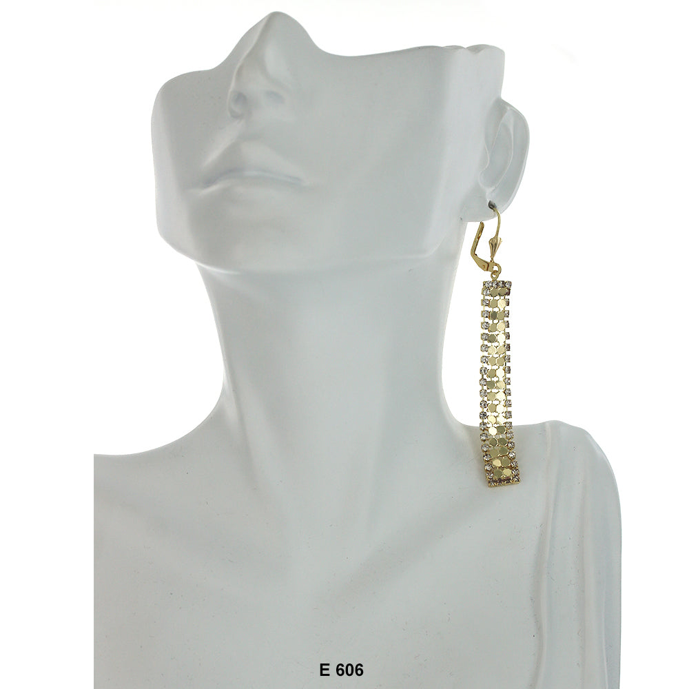 Hanging Mesh Earrings E 606