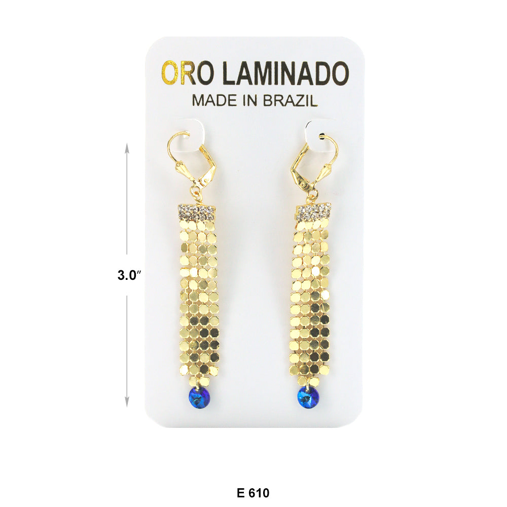 Hanging Mesh Earrings E 610