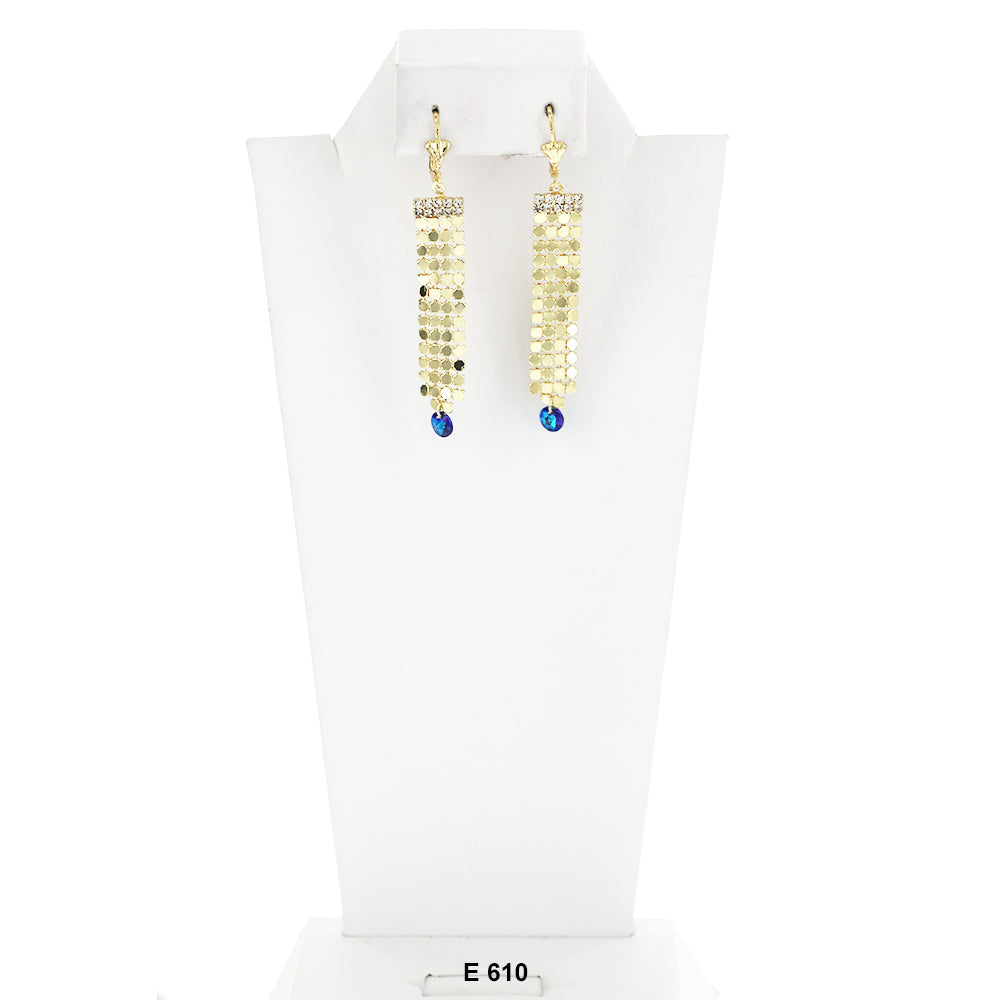 Hanging Mesh Earrings E 610