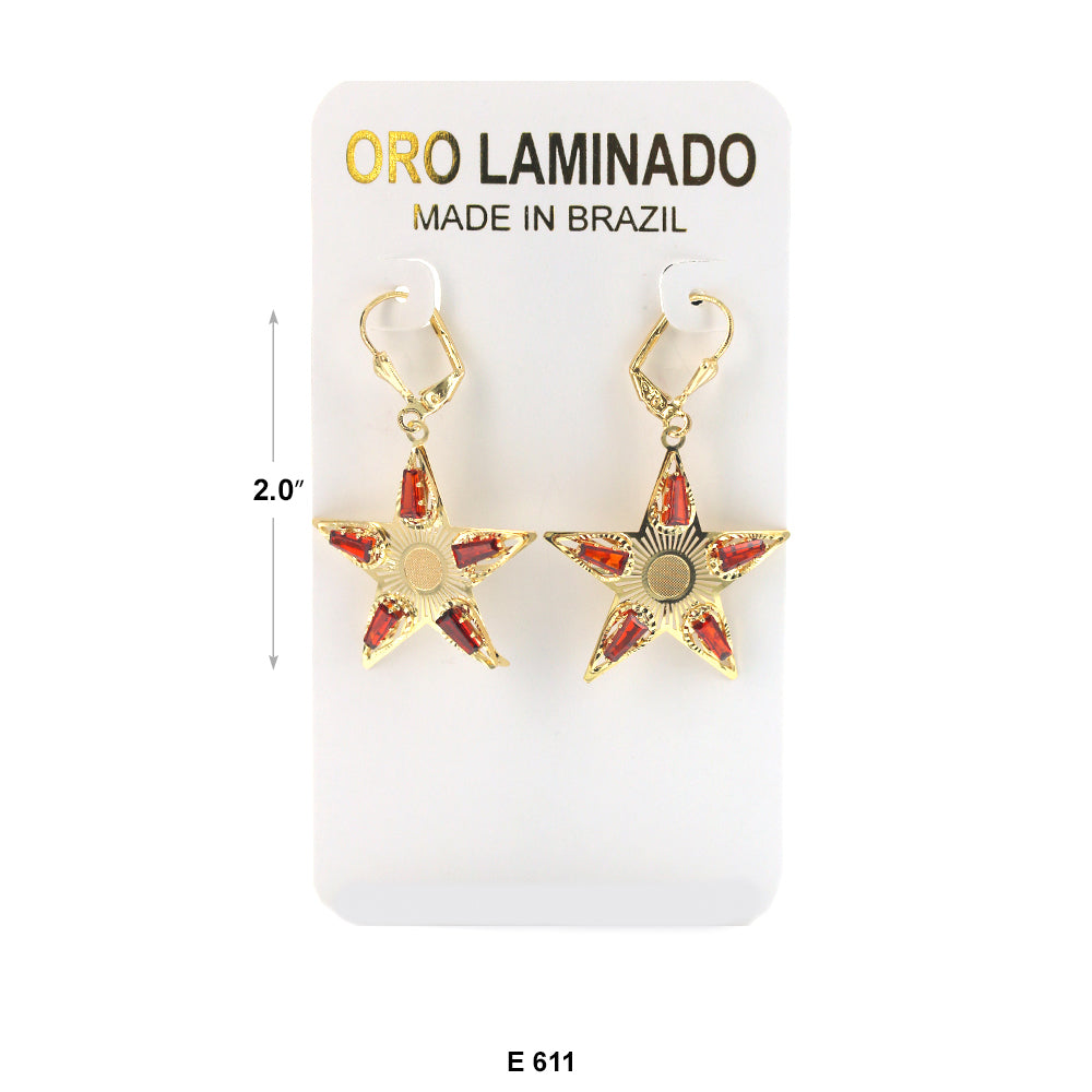 Star Earrings E 611