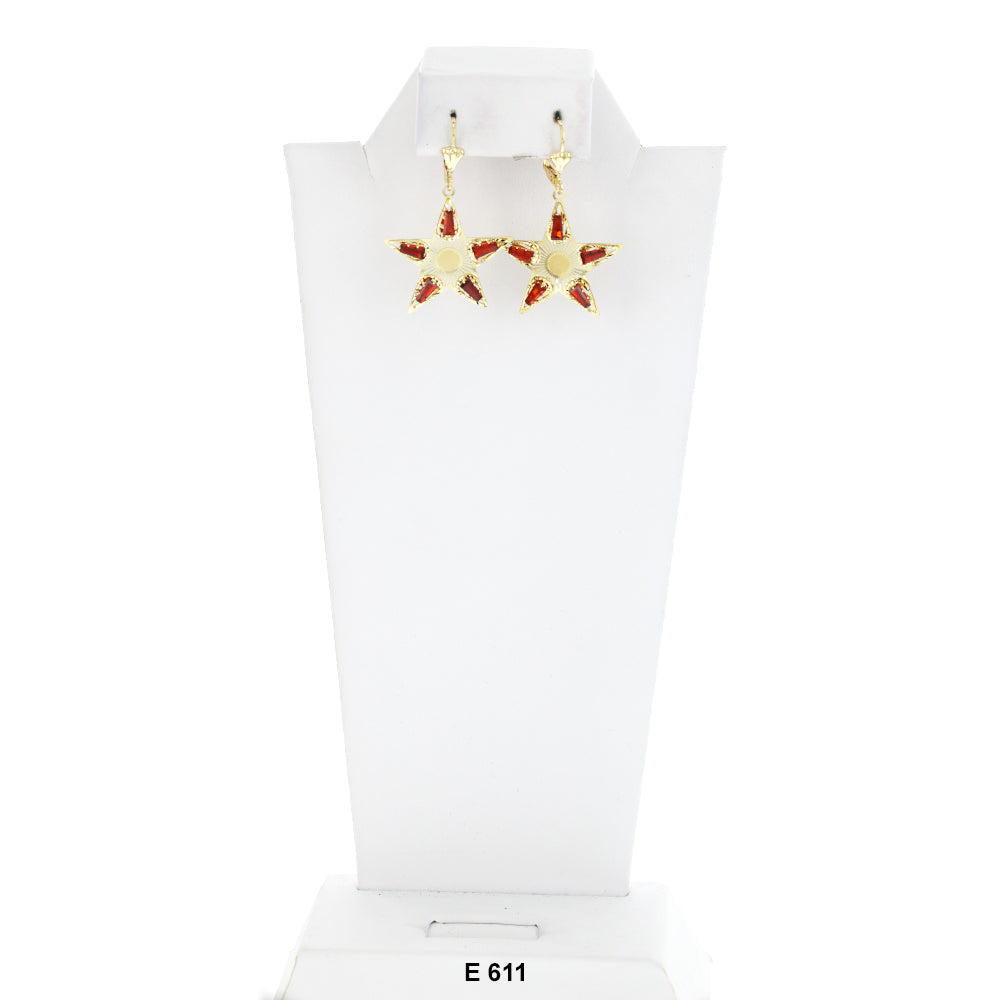 Star Earrings E 611