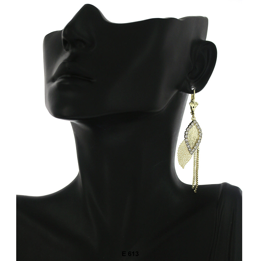 Hanging Leaves Earrings E 613