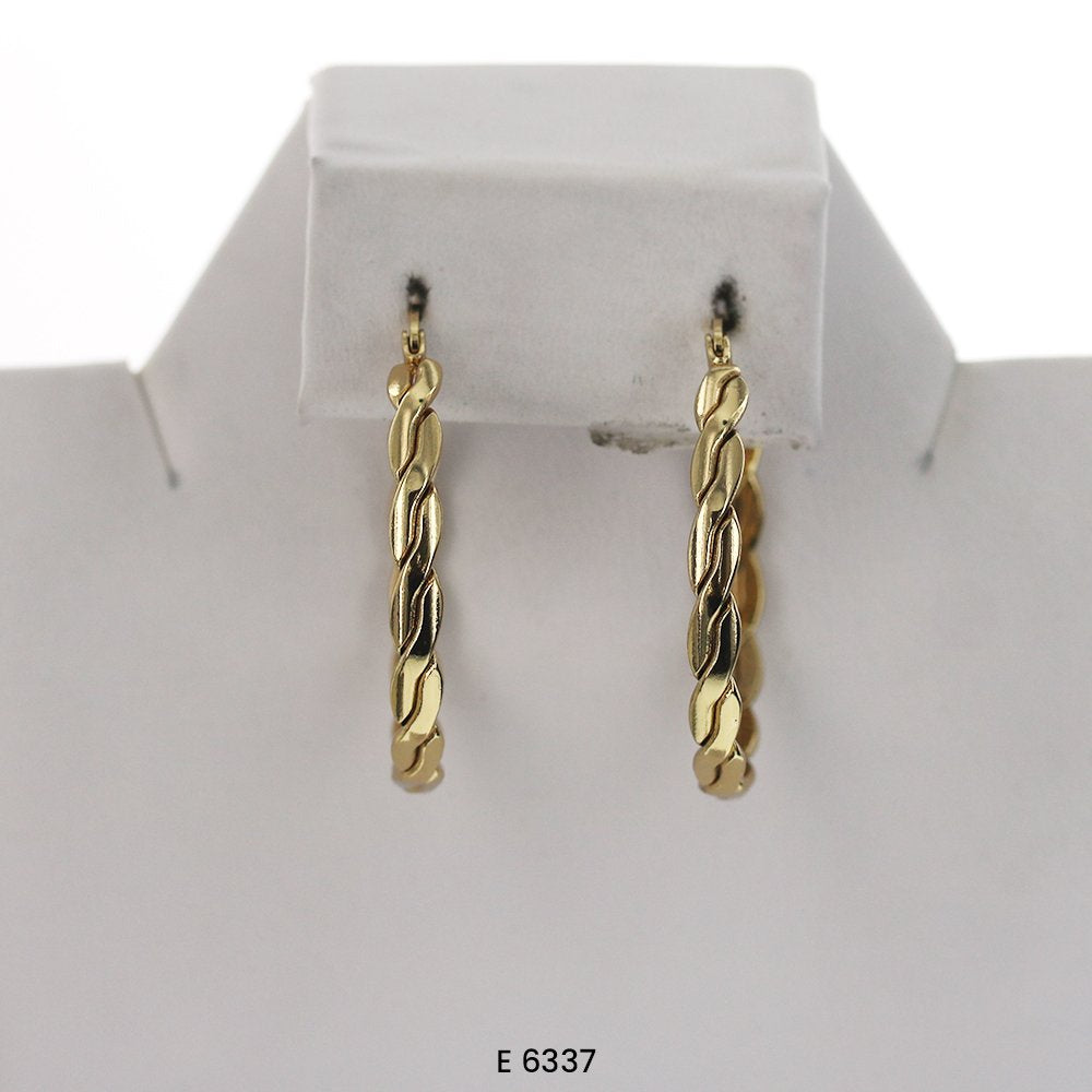 Stainless Steel Hoop Earrings E 6337