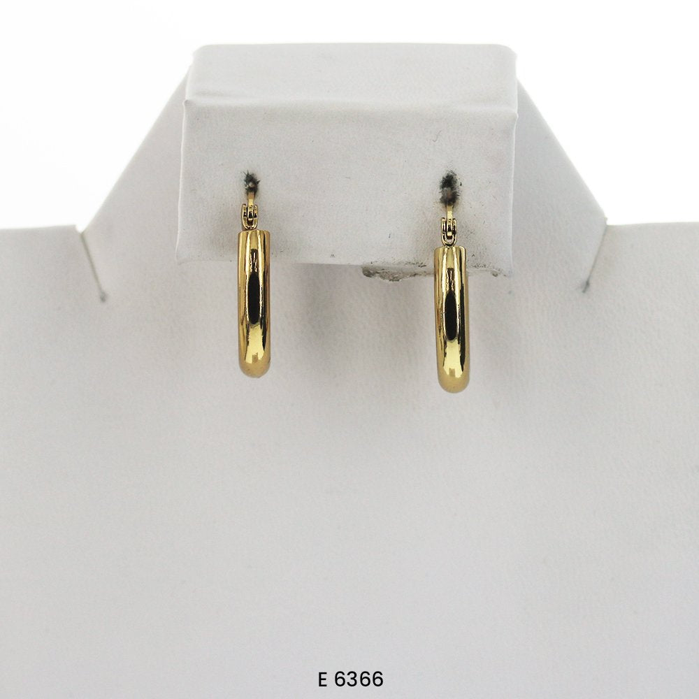 Stainless Steel Hoop Earrings E 6366