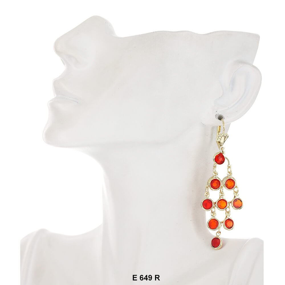 Stones Earrings E 649 R