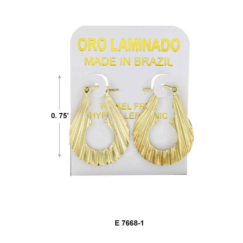 Brazil Hoop Earrings E 7668-1