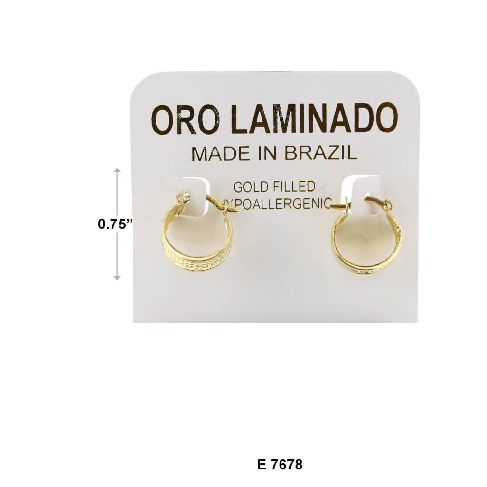 Brazil Hoop Earrings E 7678